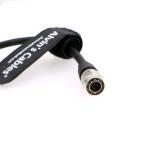 Hirose 4 Pin Male To 3 Port D Tap Female Splitter Power Cable For ARRI Amira BP