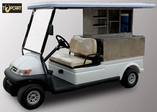 Trojan Battery 2 Seater Utility Golf Cart , Club Car Electric Golf Cart Eco