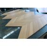 Buy cheap Natural Oak Chevron Engineered Flooring 530x70x10/4MM, AB grade, Brushed, UV lacquer from wholesalers