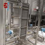 Tubular Type Pasteurizer Screw Pump 50Hz Structure Ideal for Milk Juice