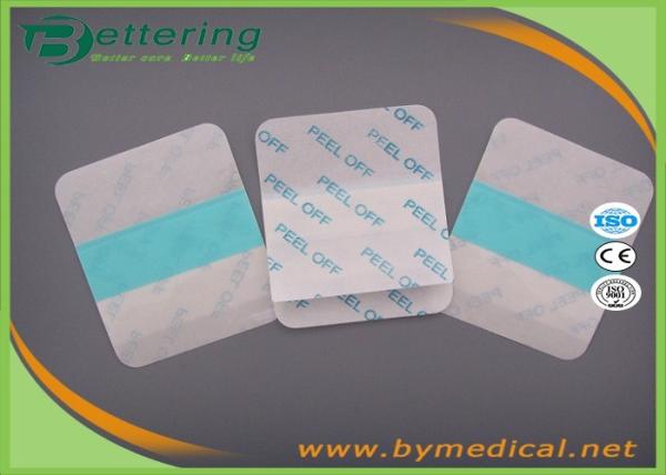 IV Cannula Polyurethane Film Waterproof Wound Dressing Breathable With Latex