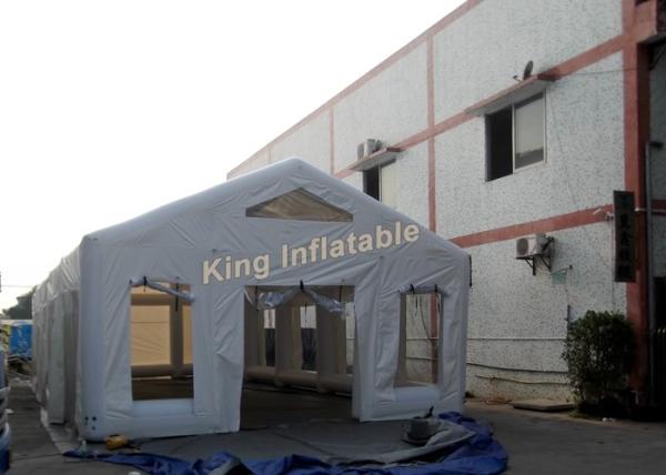 Buy cheap White Waterproof Inflatable Tent 0.4mm PVC Tarpaulin For Outdoor Events from wholesalers