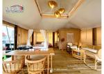 Customized 6m Span Glamping Tent hotel With Bathroom