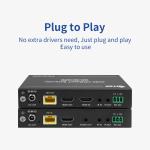 HDBaseT HDMI Fiber Extender 150m For Long Distance Signals Upgrade Your AV