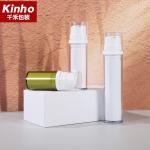Round 15ml Pump Bottle 30ml 50ml Vacuum Cosmetic Bottle Double Wall Face Cream