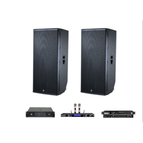 China OEM 1000W Karaoke Amplifier Speaker System With Microphone Set on sale