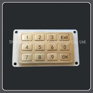 Wholesale 3x4 Layout Waterproof Numeric Keypad 12 Keys Type For Industrial Equipment from china suppliers