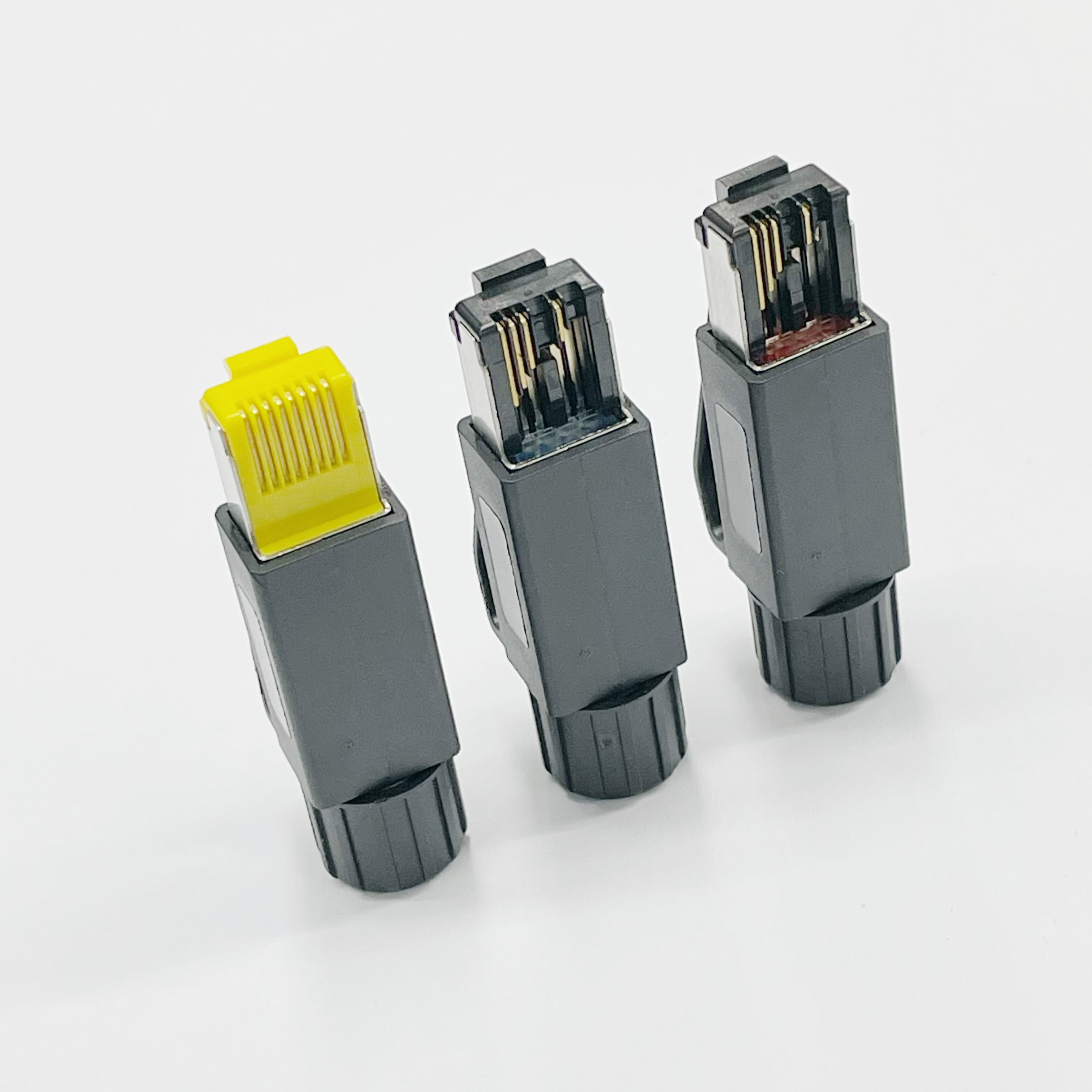 RJ45 Profinet Fast Connector 4pin 8pin Cat Profinet Cable M12 D Code CAT5E