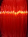 Transparent 3D Printing Filament , Red Color 1kg PLA Filament 1.75mm 2.85mm