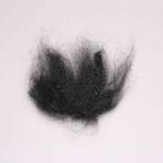 Hollow Staple Polyester Fibre 6.67D Black Man Made Staple Fibres For Mattress
