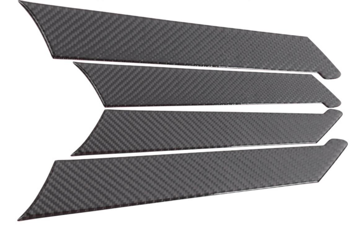 Audi A6L Interior Modified Carbon Fiber Decorative Stickers UV Glossy