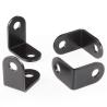 Buy cheap Gloss Black 4X4cm Right Angle Shelf Supports from wholesalers