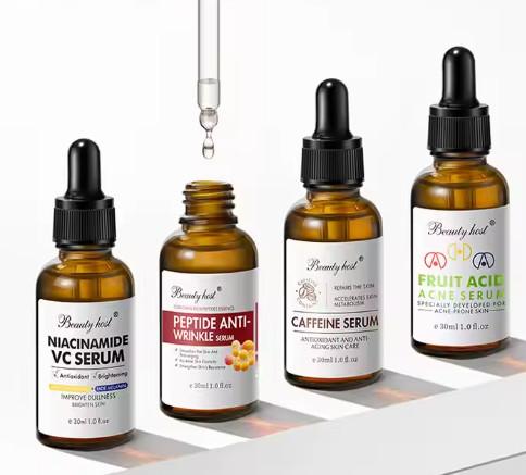 Buy cheap Private Label Anti Aging Anti Wrinkle Vitamin C Facial Serum Skin Care Whitening Brightening VC Face Serum from wholesalers
