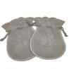 Buy cheap Round OEM Lash Fabric Drawstring Gift Bags Custom Logo HY from wholesalers