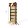 Buy cheap Wooden Gondola Convenience Store Display Shelves For Retail Store from wholesalers