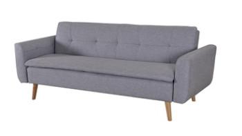 Buy cheap Gray Moveable Convertible Sofa Bed / Home Decoration Lightweight Sofa Bed from wholesalers