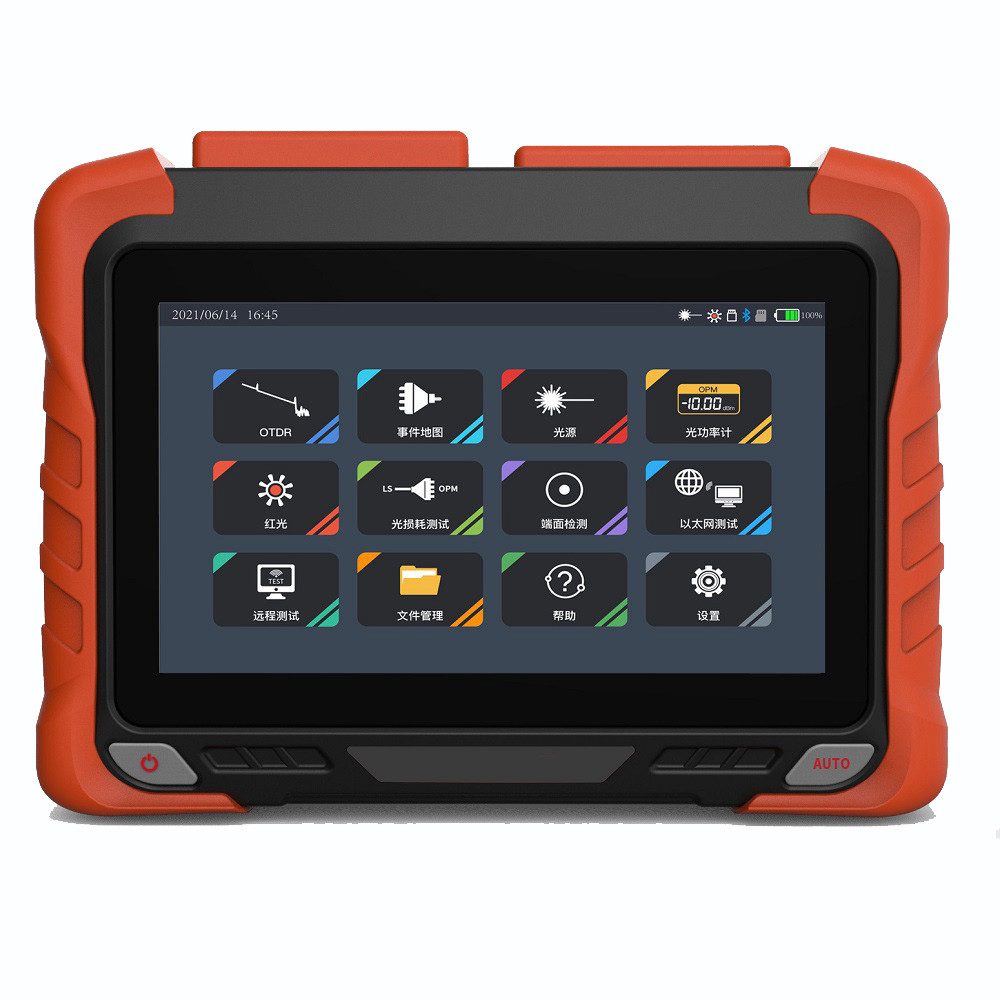 7 Inch OPM LS VFL Event Map End Detection Mini OTDR Optical Loss Ethernet