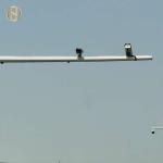 Octagonal Shape Steel CCTV Pole 3-20M Mounting Height Wind Resistant