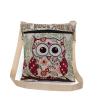 Buy cheap Embroidered handbag casual shoulder Messenger backpack cute female elephant printing woven bag lady from wholesalers