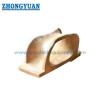 Buy cheap Casting Steel Closed Chock Material ASTM A27-70-36 Ship Mooring Equipment from wholesalers