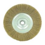 Flexible Bench Grinder Wire Brush Customized Size For Deburring And Descaling
