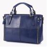 Buy cheap Women'S Cross Stitching Oil Wax Leather Tote Shoulder Bag from wholesalers