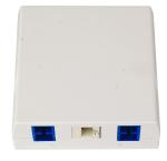 Fiber Optic Termination Wall Socket Single Family Unit For RJ45 And SC 86Type