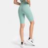 Buy cheap Anti UV Ladies Yoga Sports Shorts Leggings Running Pants With Waistband Pocket from wholesalers