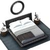 Buy cheap Poliform Onda Modern Upholstered Bed Metal Sofa Hotel Type Stainless Steel from wholesalers