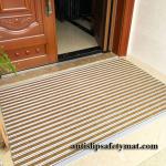 850*750mm Aluminum Entrance Mats Polypropylene Residential Walk Off Mats