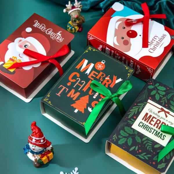 Buy cheap Custom Christmas Cookies Box , New Year Creative Gift Packaging Box from wholesalers