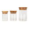 Buy cheap Airtight Food Borosilicate Glass Storage Jars For Herbs Tea from wholesalers