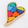 Buy cheap Nordic Jenga Wooden Rainbow Stacking Natural Wooden Building Blocks from wholesalers