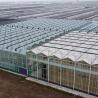 Buy cheap Single Layer Glass Greenhouse for Flower Cultivation A Type Roof Glass Covered Glass Roof from wholesalers