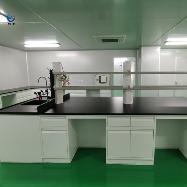 Buy cheap ISO Certified Island Benches In Laboratory Work Station Furniture Anti Alkali from wholesalers