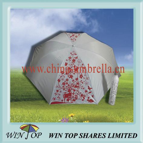 Buy cheap 53.5cm X 8k 3 Fold Bottle Fashion Design Umbrella from wholesalers