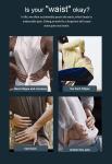 Home Wrap Around Waist Heating Pad Wireless Waist Pain Relief Massager