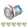 Buy cheap bonens 19mm Stainless Steel Momentary Self-reset 1NO Waterproof Metal Push Button Switch Power LED Light 36V 2A from wholesalers