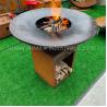 Buy cheap OEM Oxidised Brasero Corten Steel BBQ Grill Charcoal Bbq Grills from wholesalers
