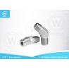 Buy cheap 45° Elbow Male 37° Cone JIC Flare Fittings , NPT Male Flared Hydraulic Hose Accessories from wholesalers