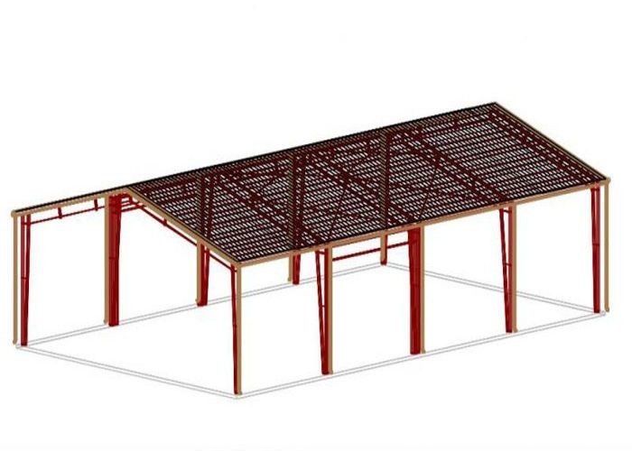 Commercial Prefabricated Steel Structure Warehouse Manufacturer Customized Height