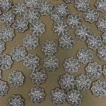 Flower Belt Buckle Hardware Nickle Free 35mm Metal Alloy With Plastic And Resin