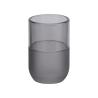 Buy cheap Grey Glass Bathroom Vanity Accessories Round Five Piece Set With Soap Dish For Shower from wholesalers