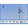 Buy cheap Anticorrosive Round / Conical Steel Utility Pole High strength low alloy structural steels from wholesalers