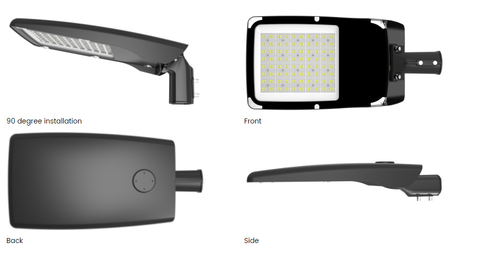 Catenary Mounted Outdoor LED Road Light Die Casting Aluminium With Auto Dimming Control