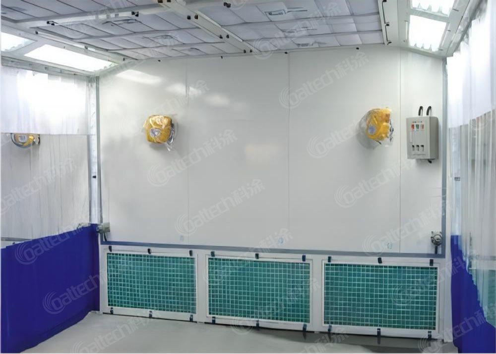 Customizable Portable Paint Prep Station Room Tailored Layouts Prep Station Body Shop White