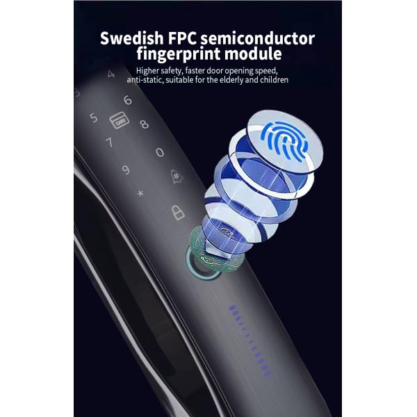 S931Max Automatic Fingerprint Door Lock USmart GO Intercom Lock For Door