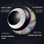 Luminous Basketball Ball Holographic Reflective Lighted Flash Ball Glowing