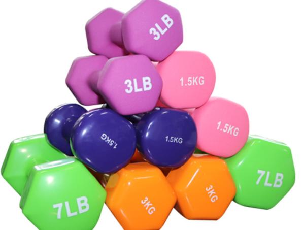 Buy cheap vinyl coated dumbbells, vinyl coated iron dumbbells, vinyl coated hex dumbbells from wholesalers
