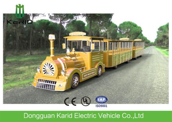 Buy cheap Trackless Diesel Engine Mini Express Trackless Train For Amusement Park from wholesalers